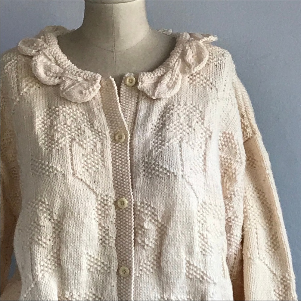 Vintage sweet textured cardigan - Picture 13 of 13